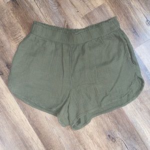 Green shorts